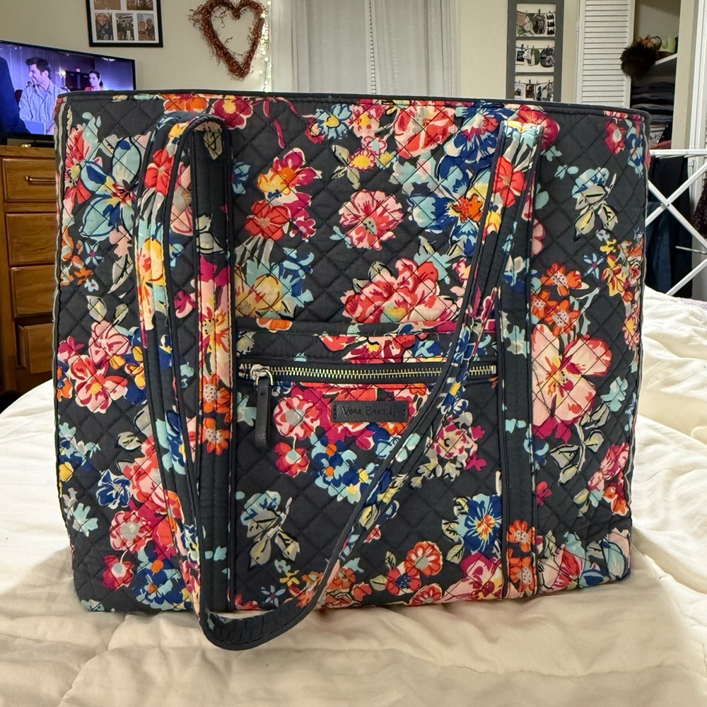 Vera Bradley Floral Tote Bag Purse